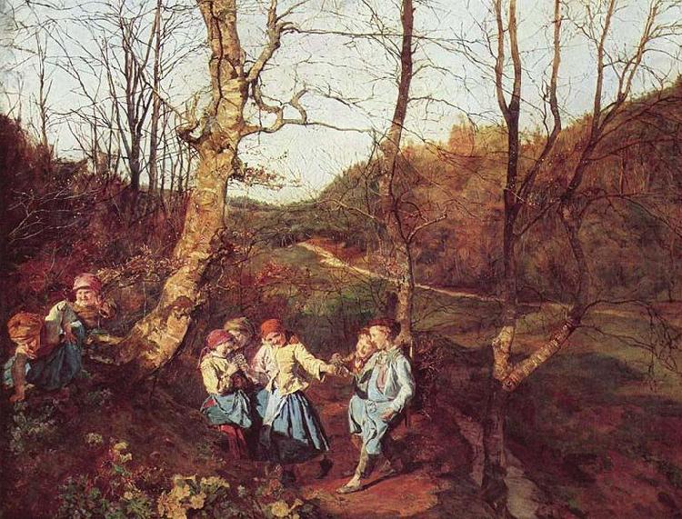 Vorfruhling im Wienerwald, Ferdinand Georg Waldmuller